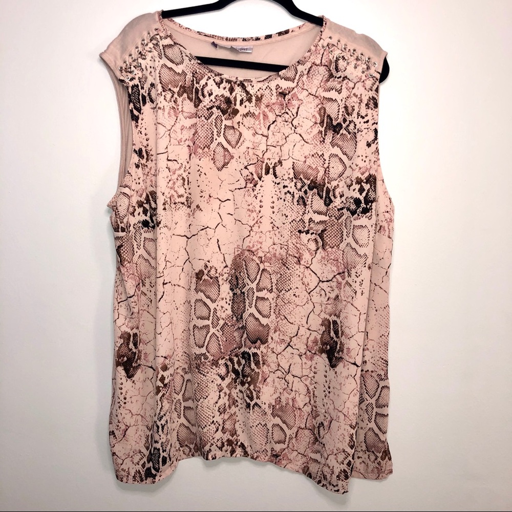 Jennifer Lopez Sleeveless Top- Plus size